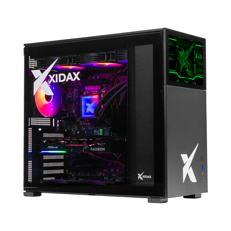  X-6 RX 9060XT + i7 14700KF XEN BLACK LCD 